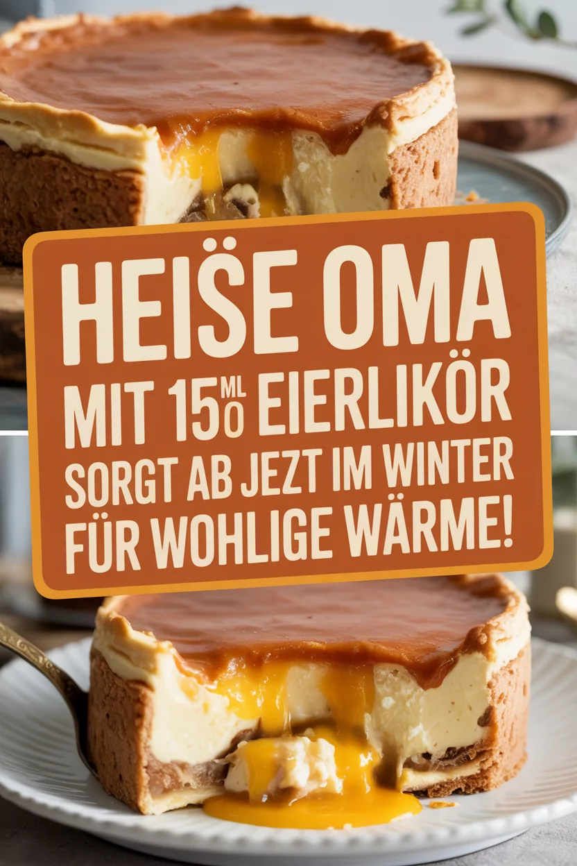 Heiße Oma mit 150 ml Eierlikör sorgt ab jetzt im Winter für wohlige Wärme!