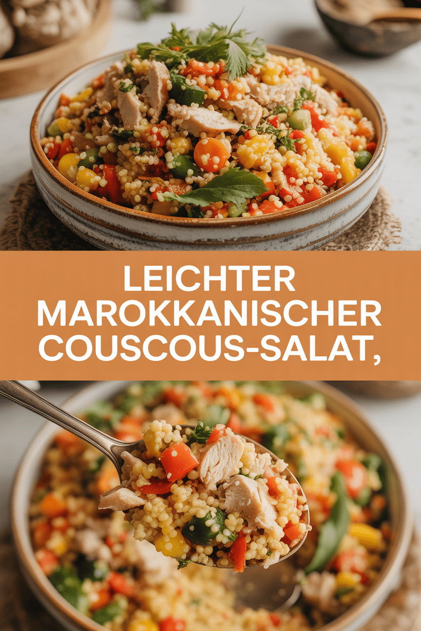 Leichter Marokkanischer Couscous-Salat