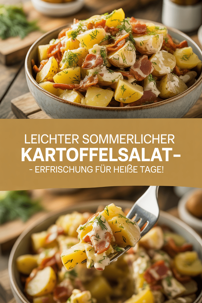 Leichter sommerlicher Kartoffelsalat – Erfrischung für heiße Tage!