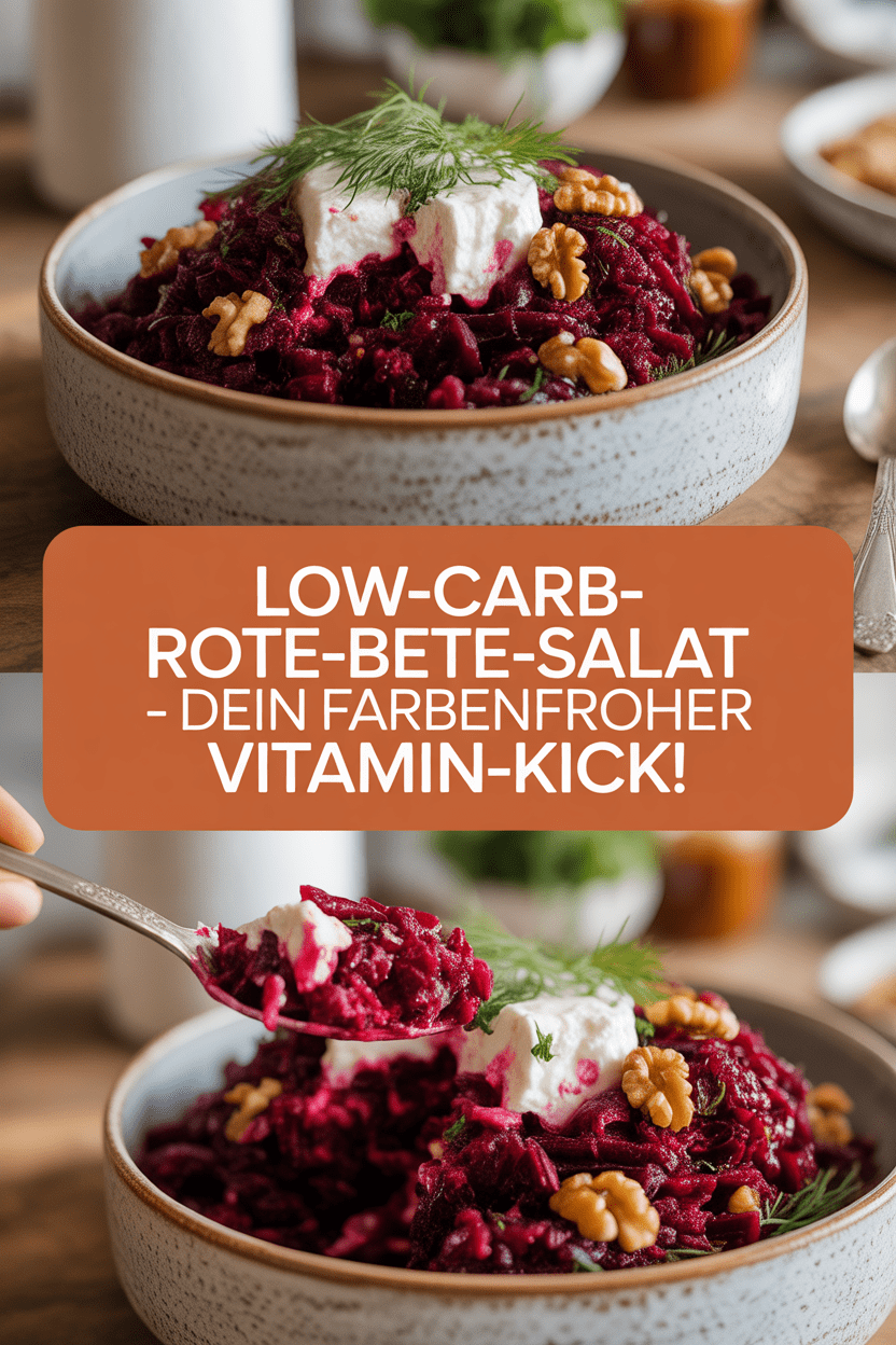 Low-Carb-Rote-Bete-Salat – Dein farbenfroher Vitamin-Kick!