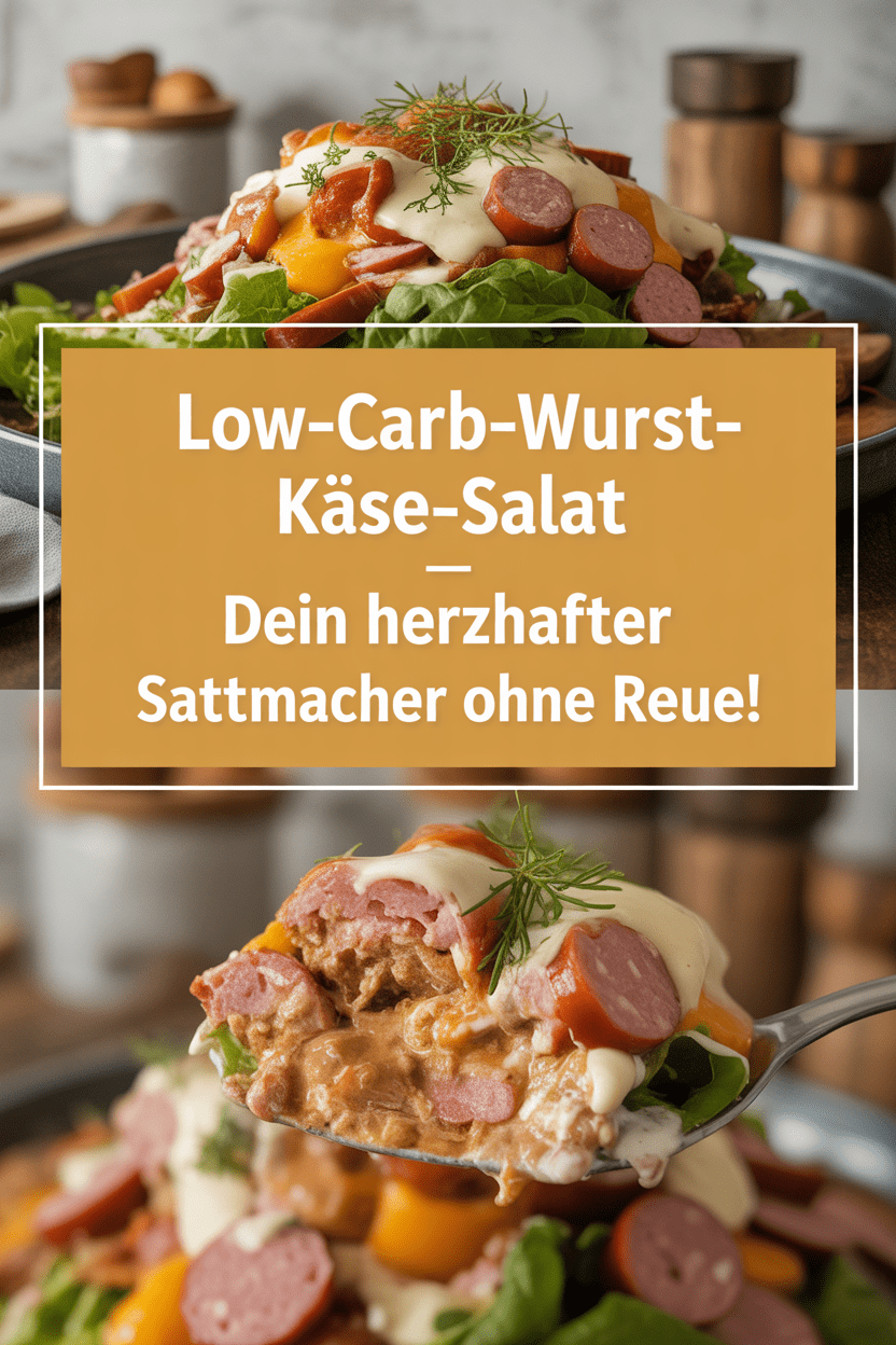 Low-Carb-Wurst-Käse-Salat – Dein herzhafter Sattmacher ohne Reue!
