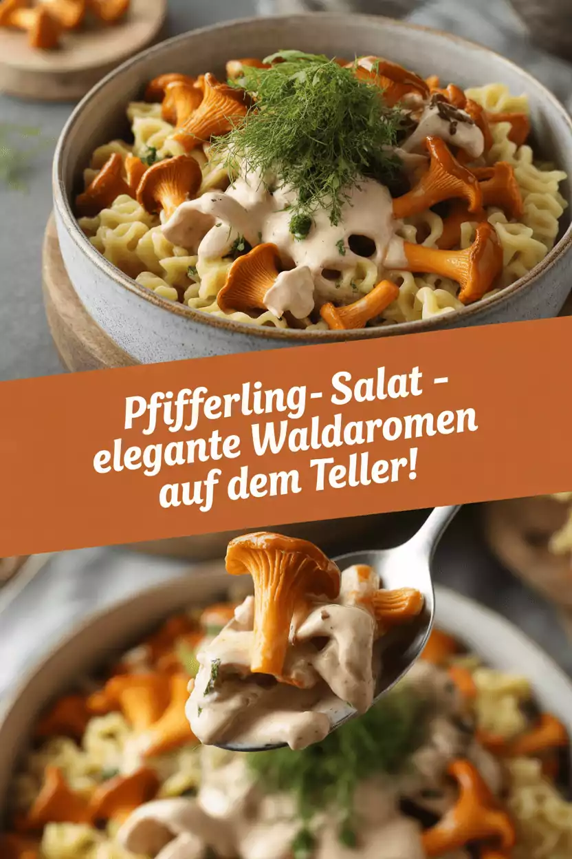 Pfifferling-Salat – Elegante Waldaromen auf dem Teller!