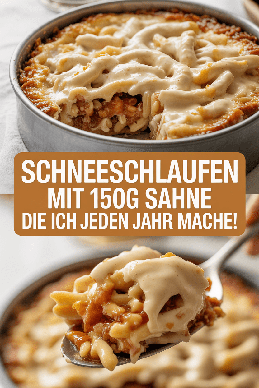 Schneeschlaufen mit 150g Sahne die ich jeden Jahr mache!