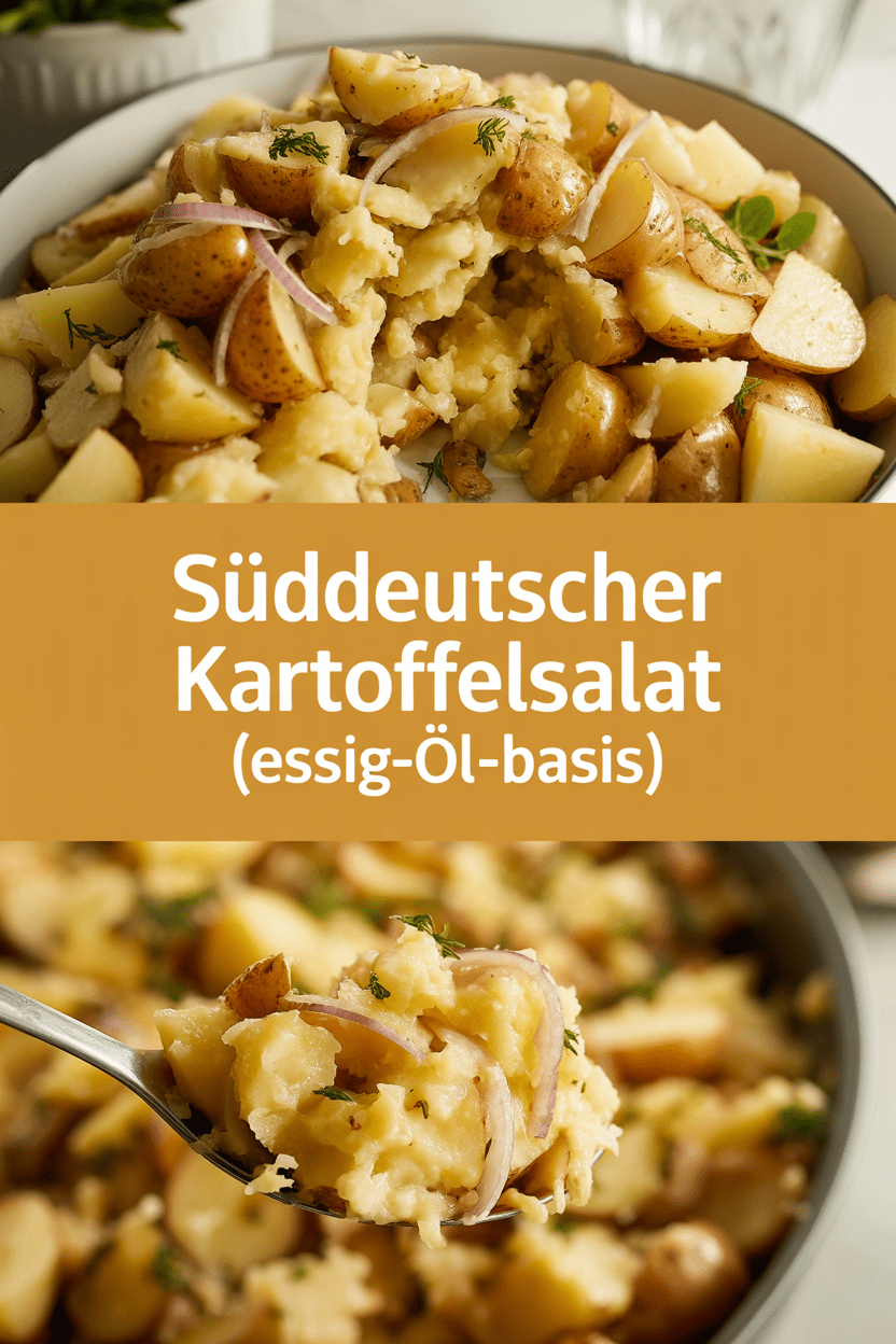Süddeutscher Kartoffelsalat (Essig-Öl-Basis)