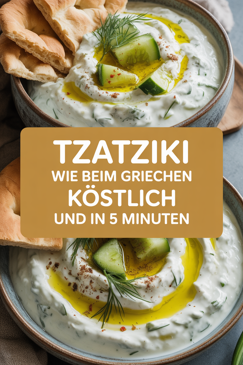 Tzatziki wie beim Griechen köstlich und in 5 Minuten
