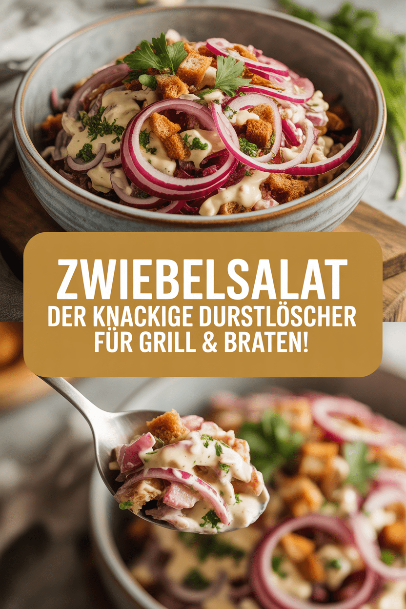 Zwiebelsalat – Der knackige Durstlöscher für Grill & Braten!