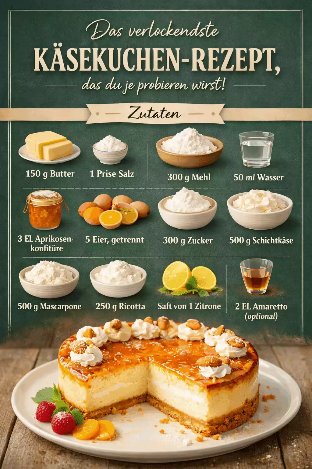 Das verlockendste Käsekuchen-Rezept, das du je probieren wirst!