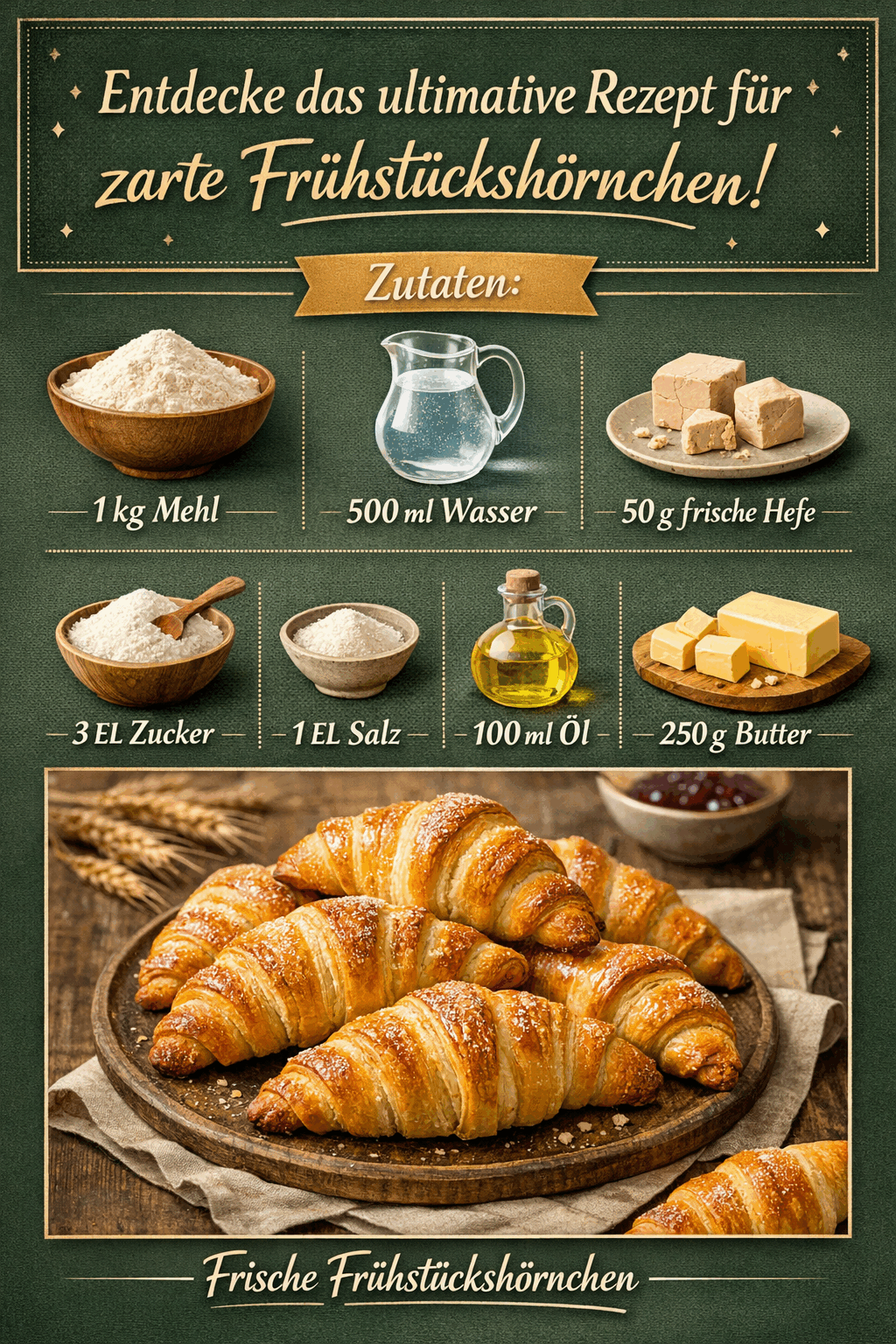 Entdecke das ultimative Rezept für zarte Frühstückshörnchen!