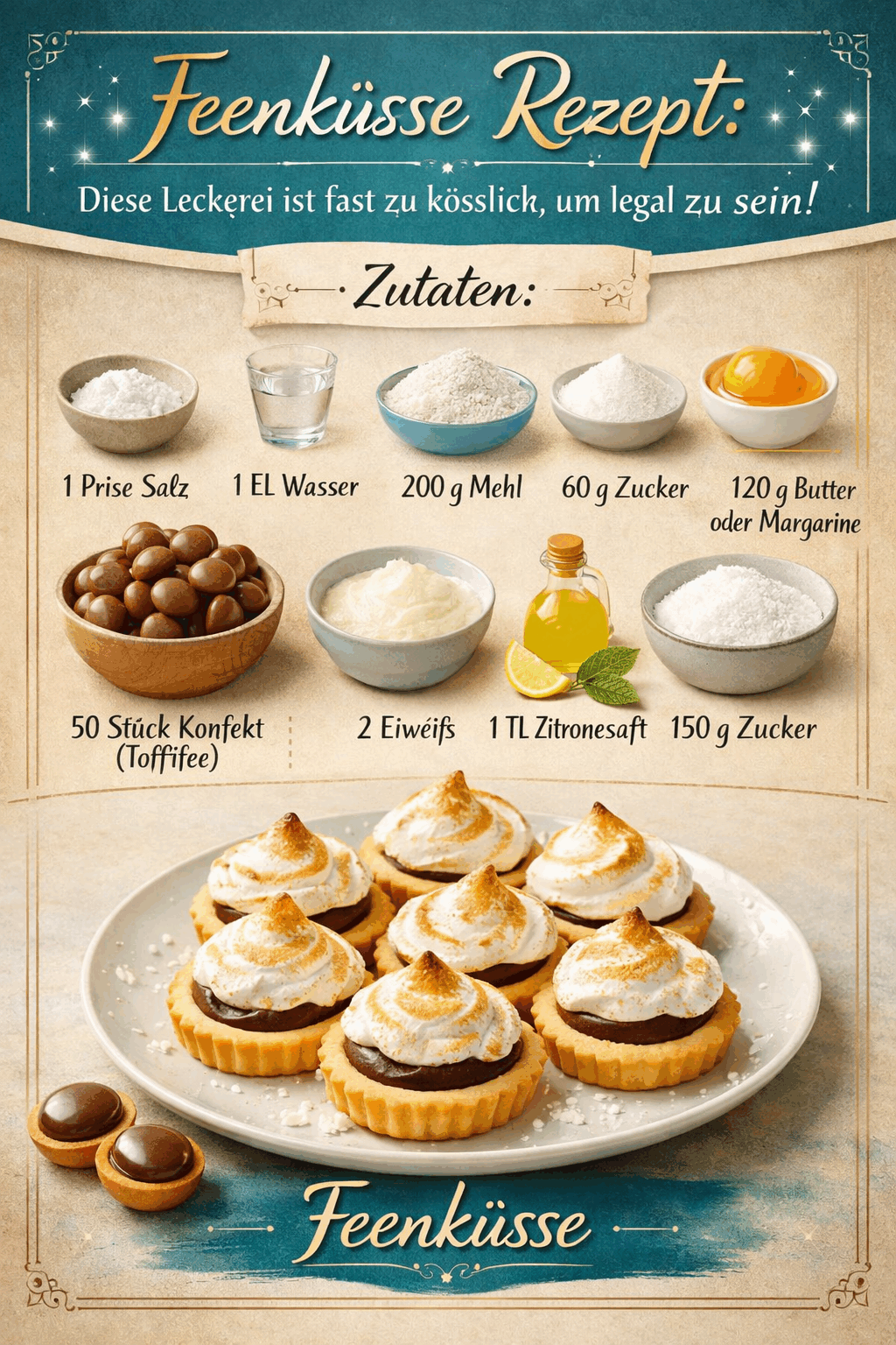 Feenküsse Rezept: Diese Leckerei ist fast zu köstlich, um legal zu sein!