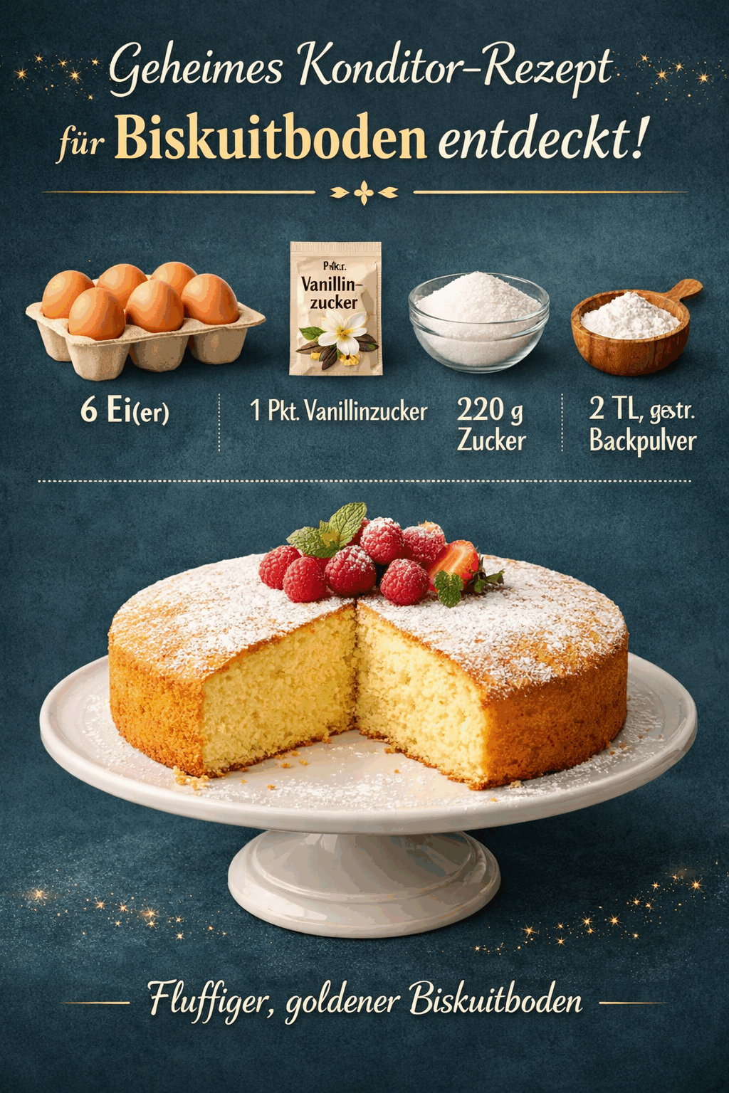 Geheimes Konditor-Rezept für Biskuitboden entdeckt!