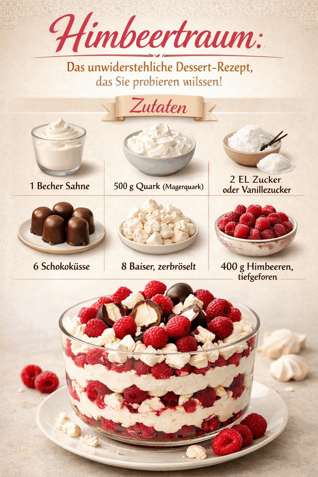 Himbeertraum: Das unwiderstehliche Dessert-Rezept, das Sie probieren müssen!