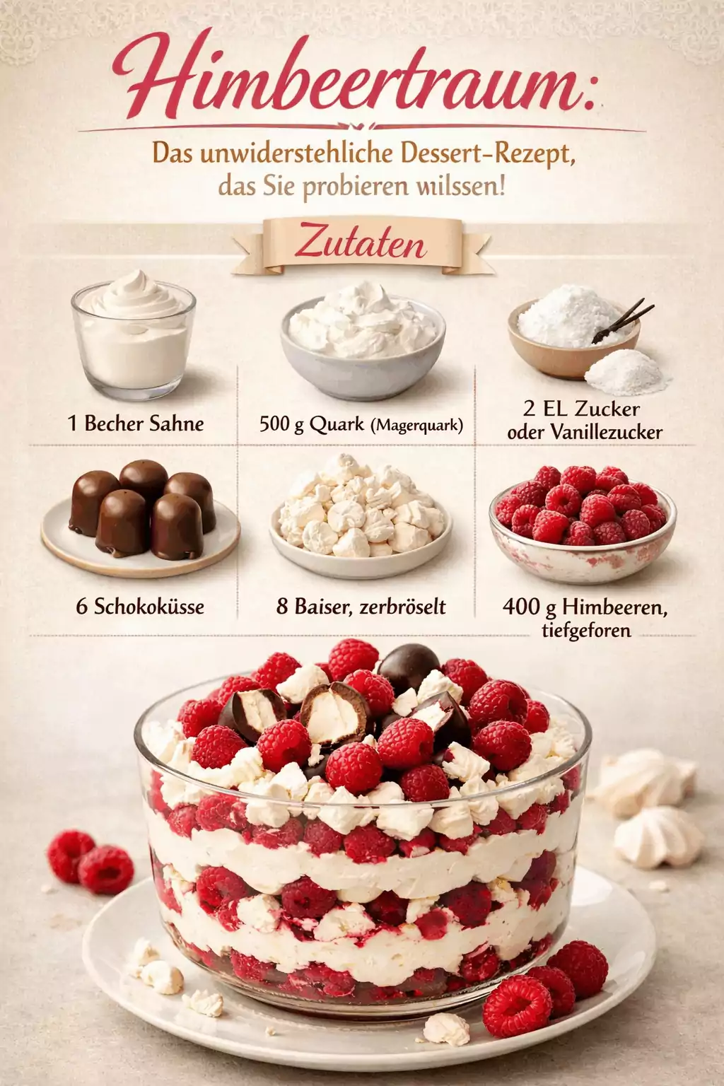 Himbeertraum: Das unwiderstehliche Dessert-Rezept, das Sie probieren müssen!