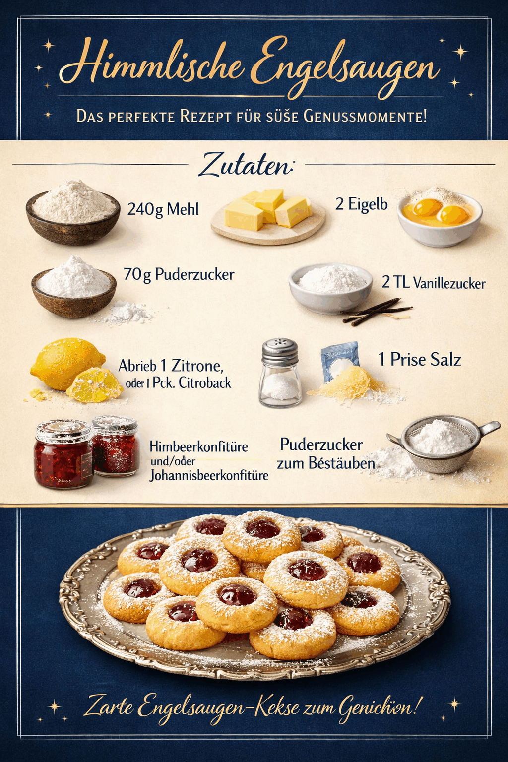 Himmlische Engelsaugen: Das perfekte Rezept für süße Genussmomente!