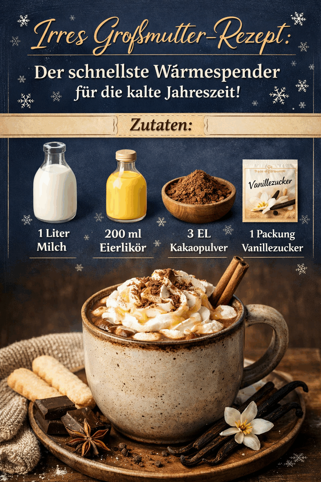 Irres Großmutter-Rezept: Der schnellste Wärmespender für die kalte Jahreszeit!