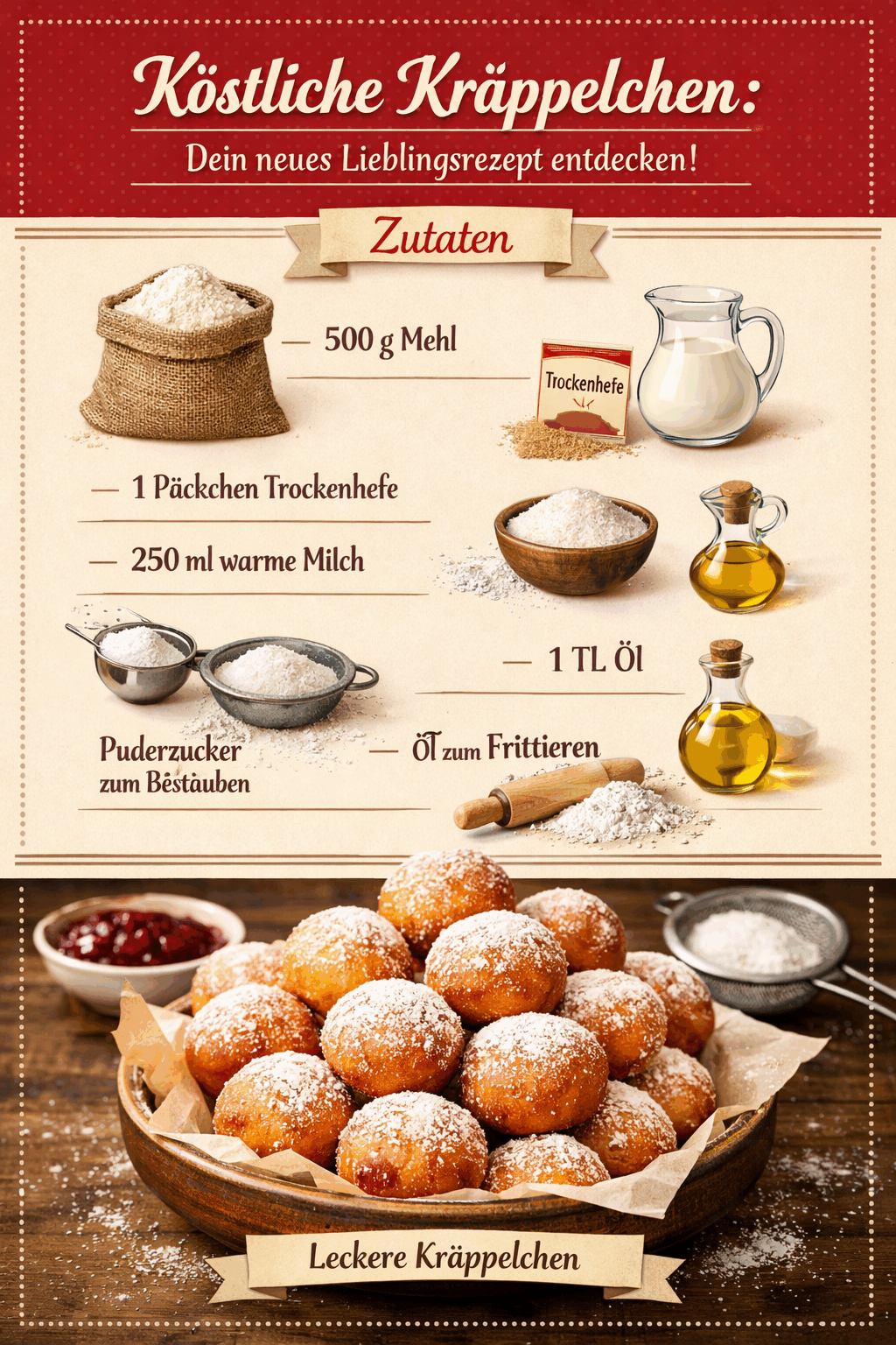 Köstliche Kräppelchen: Dein neues Lieblingsrezept entdecken!