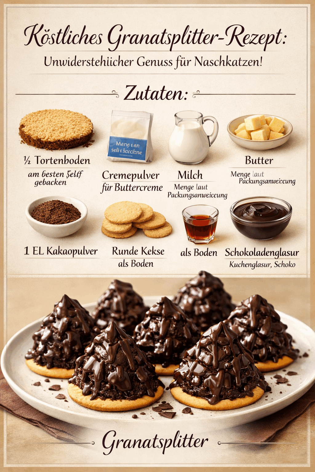 Köstliches Granatsplitter-Rezept: Unwiderstehlicher Genuss für Naschkatzen!