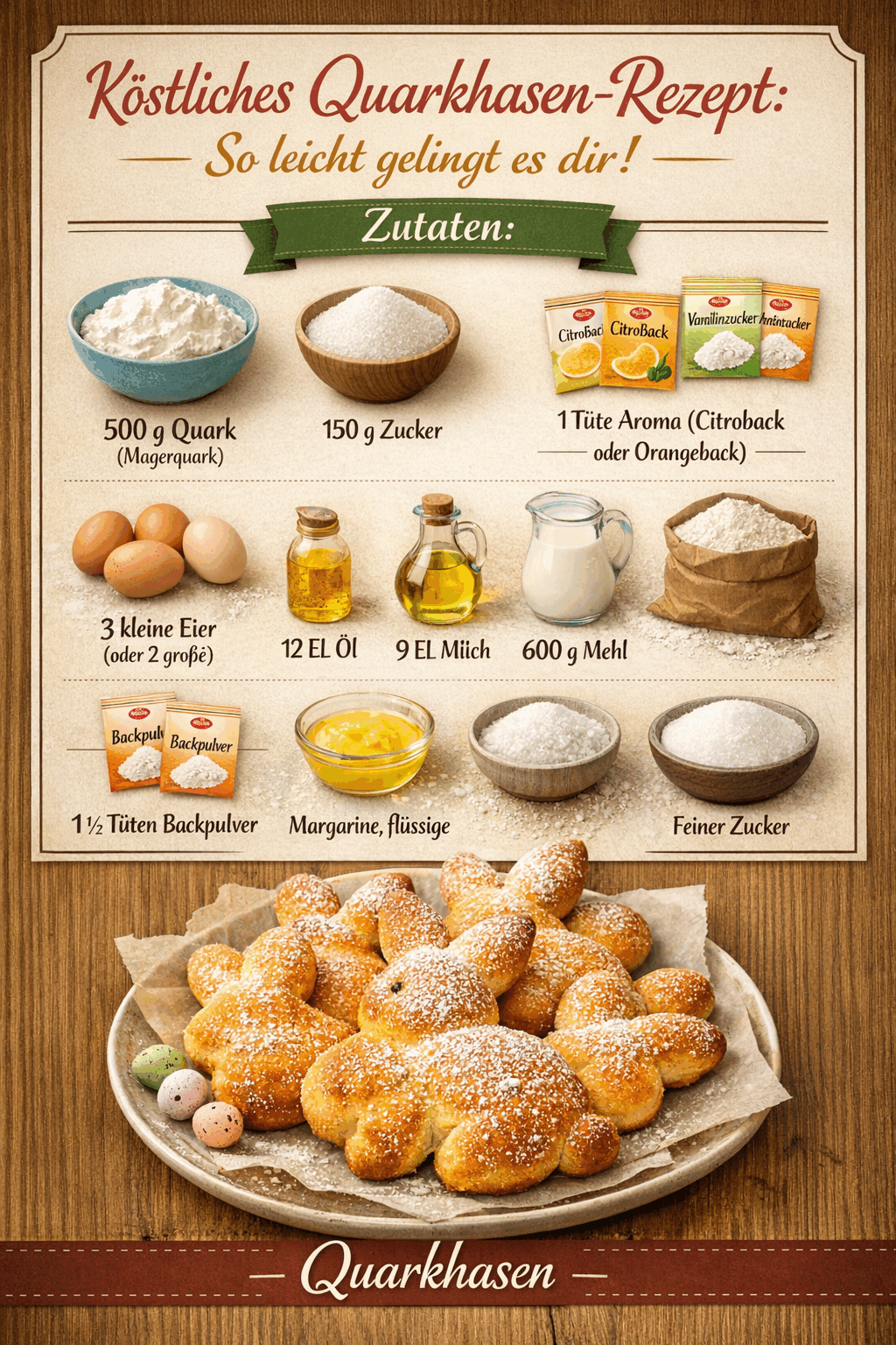 Köstliches Quarkhasen-Rezept: So leicht gelingt es dir!