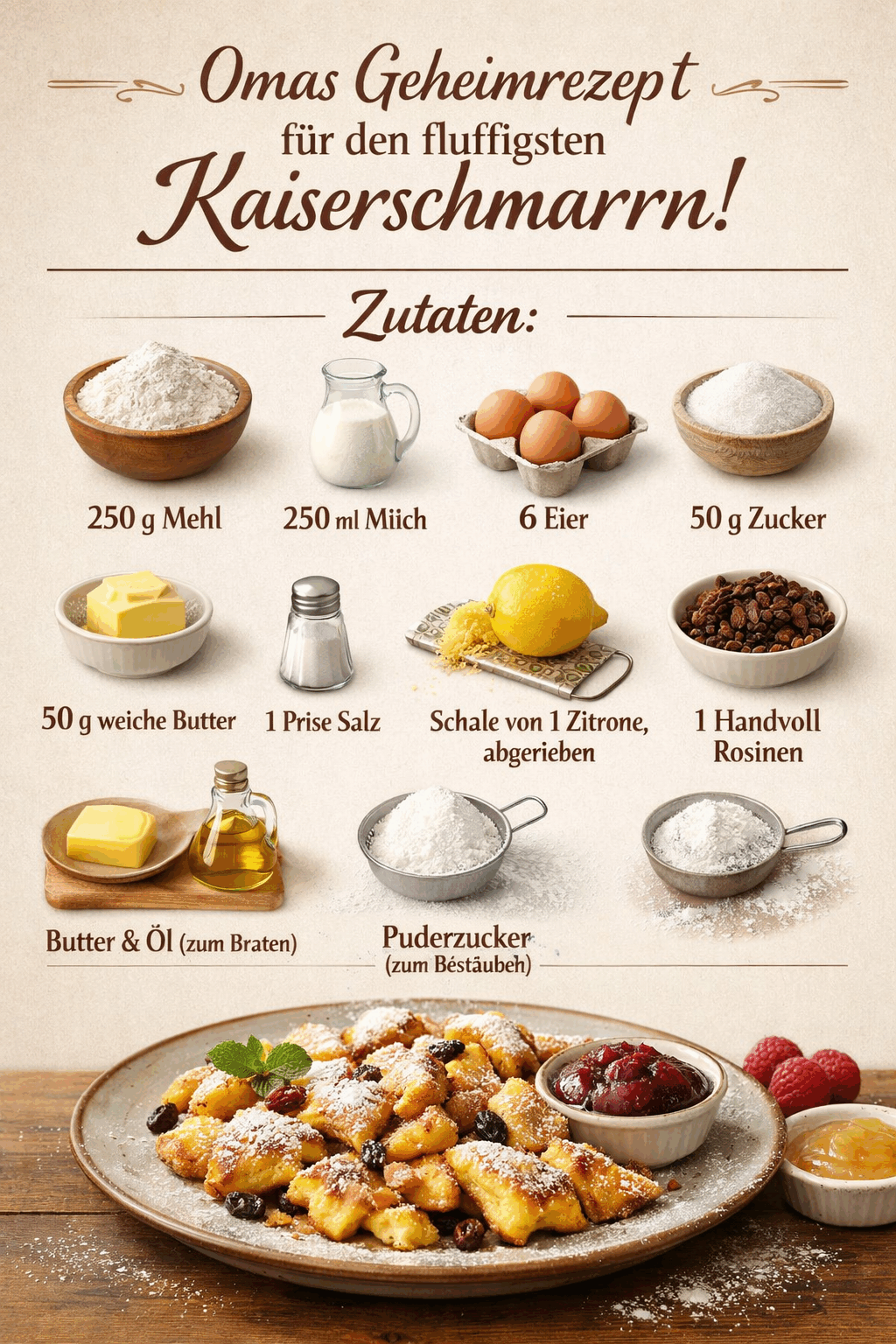 Omas Geheimrezept für den fluffigsten Kaiserschmarrn!