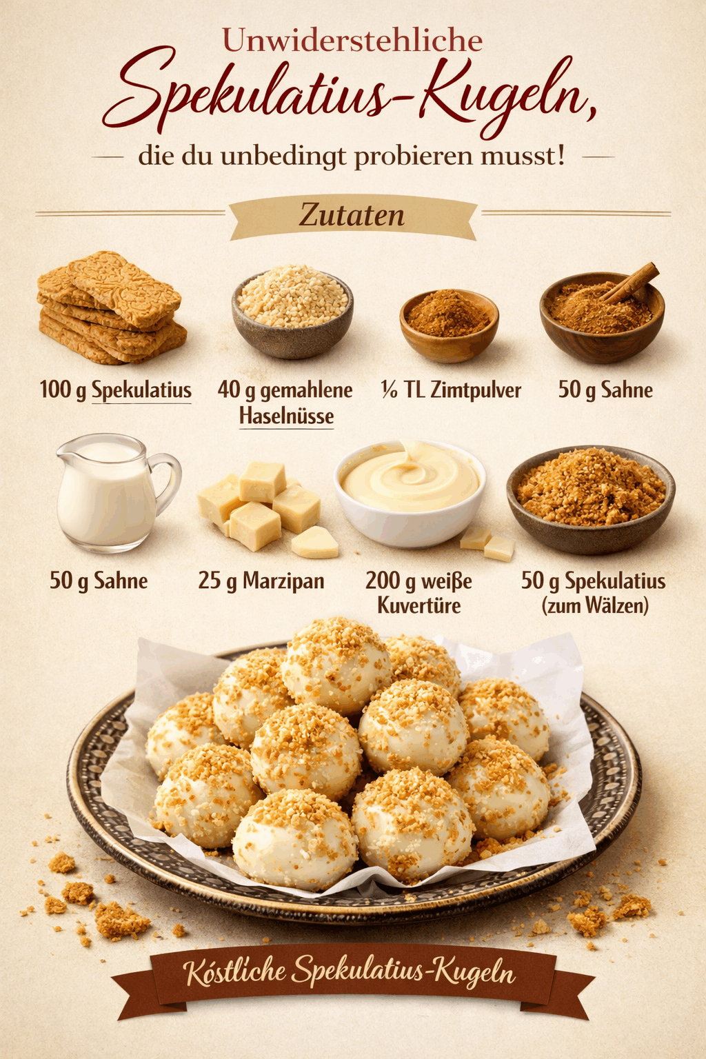 Unwiderstehliche Spekulatius-Kugeln, die du unbedingt probieren musst!