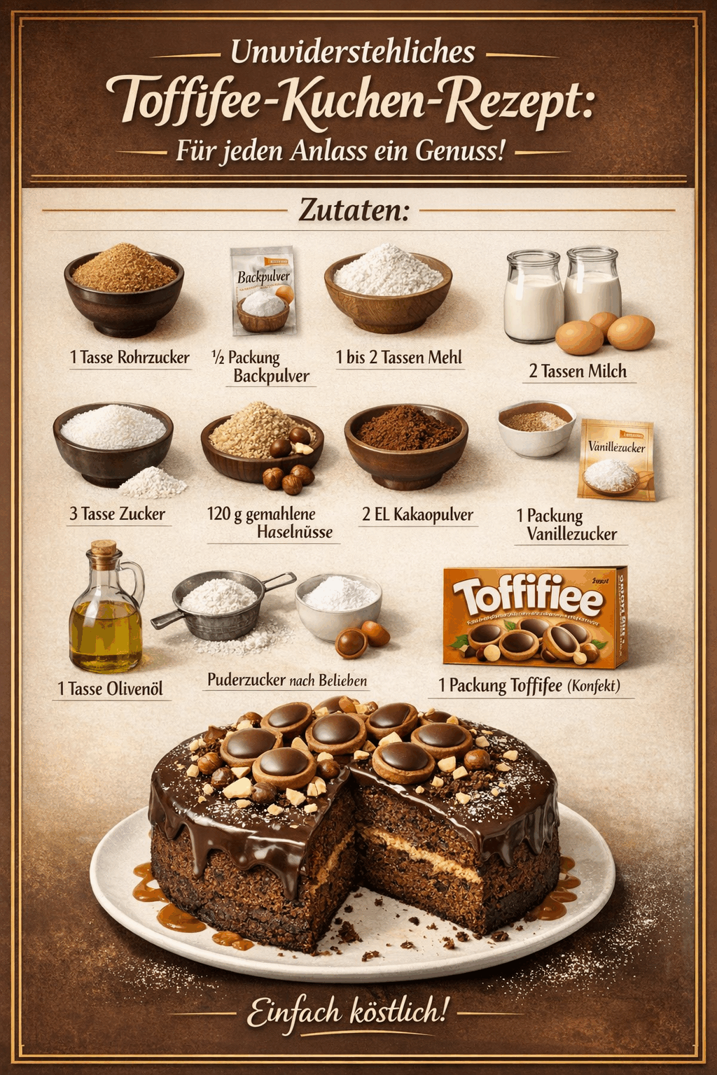 Unwiderstehliches Toffifee-Kuchen-Rezept: Für jeden Anlass ein Genuss!
