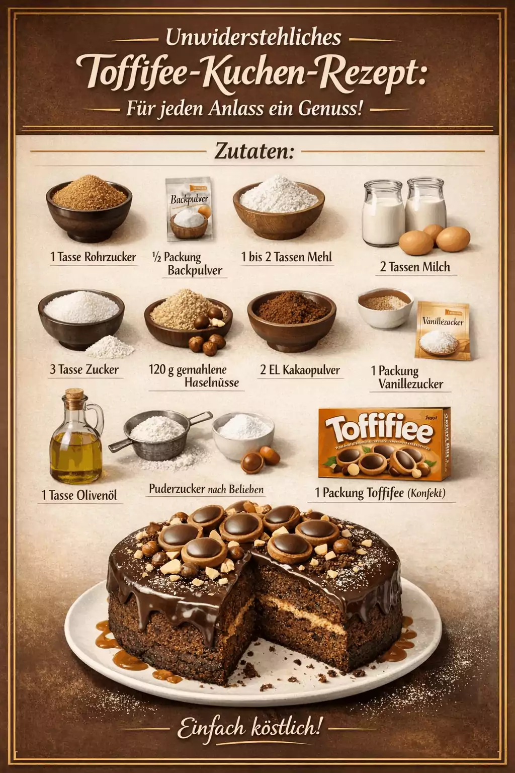 Unwiderstehliches Toffifee-Kuchen-Rezept: Für jeden Anlass ein Genuss!