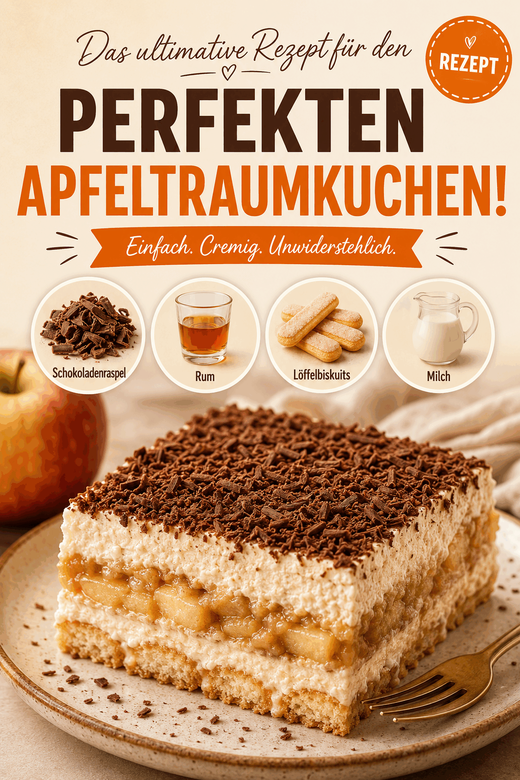 Das ultimative Rezept für den perfekten Apfeltraumkuchen!