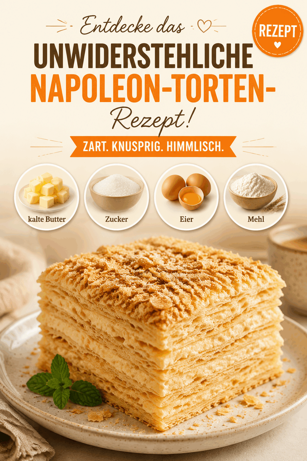 Entdecke das unwiderstehliche Napoleon-Torten-Rezept!
