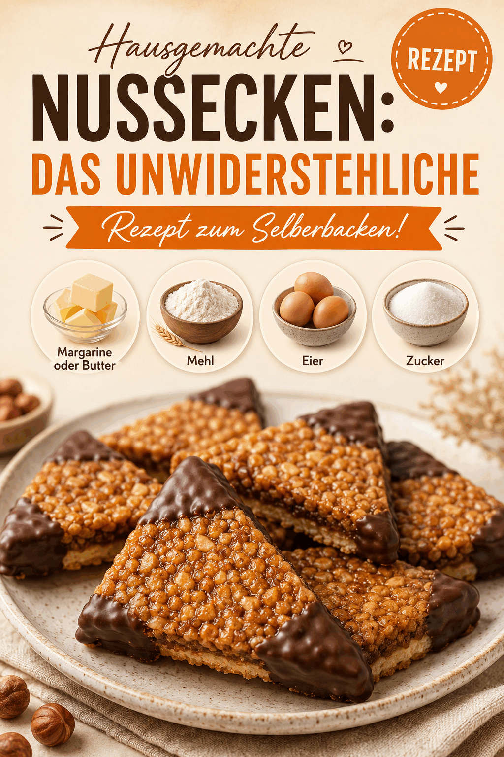 Hausgemachte Nussecken: Das unwiderstehliche Rezept zum Selberbacken!