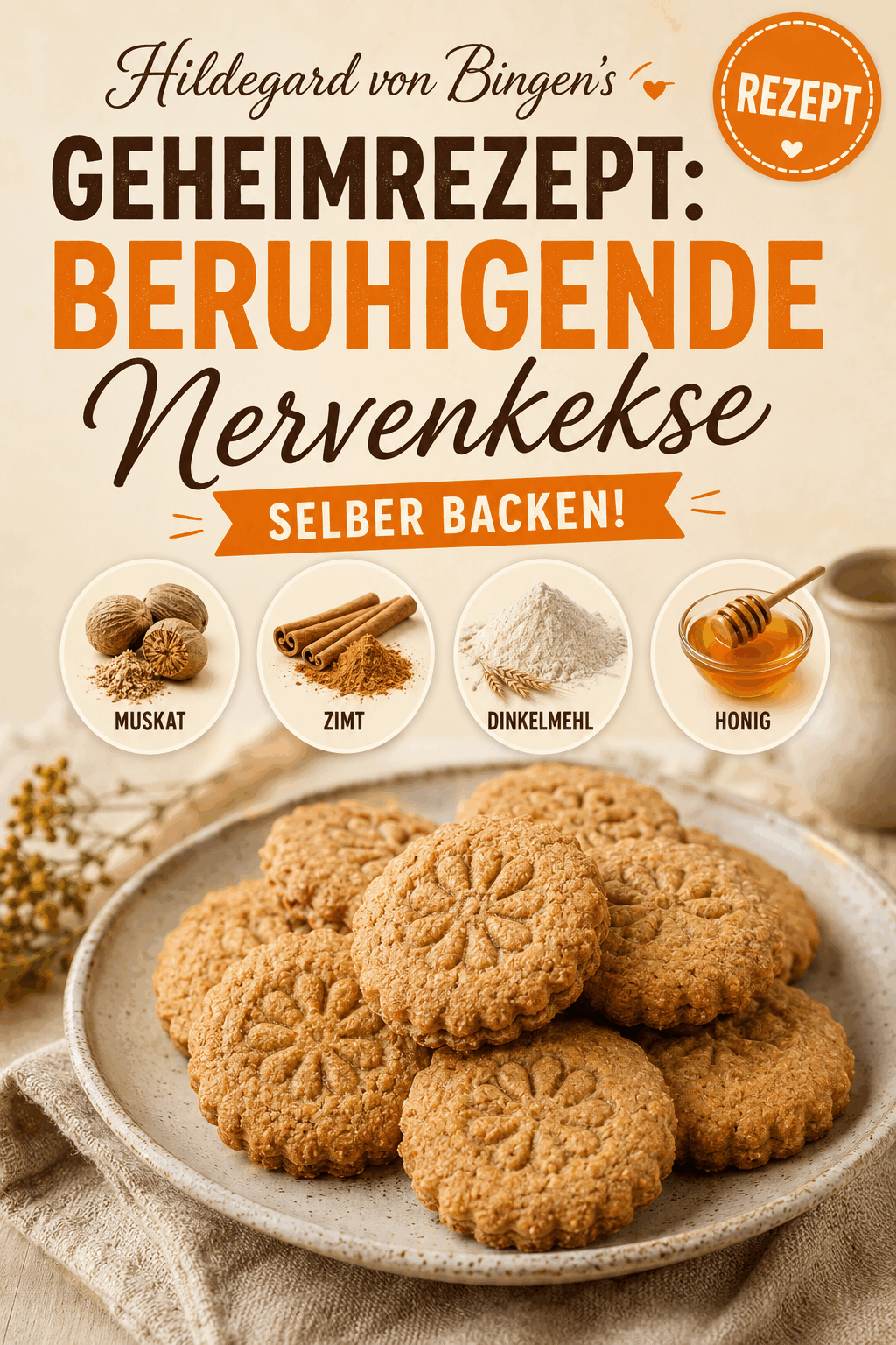 Hildegard von Bingen’s Geheimrezept: Beruhigende Nervenkekse Selber Backen!