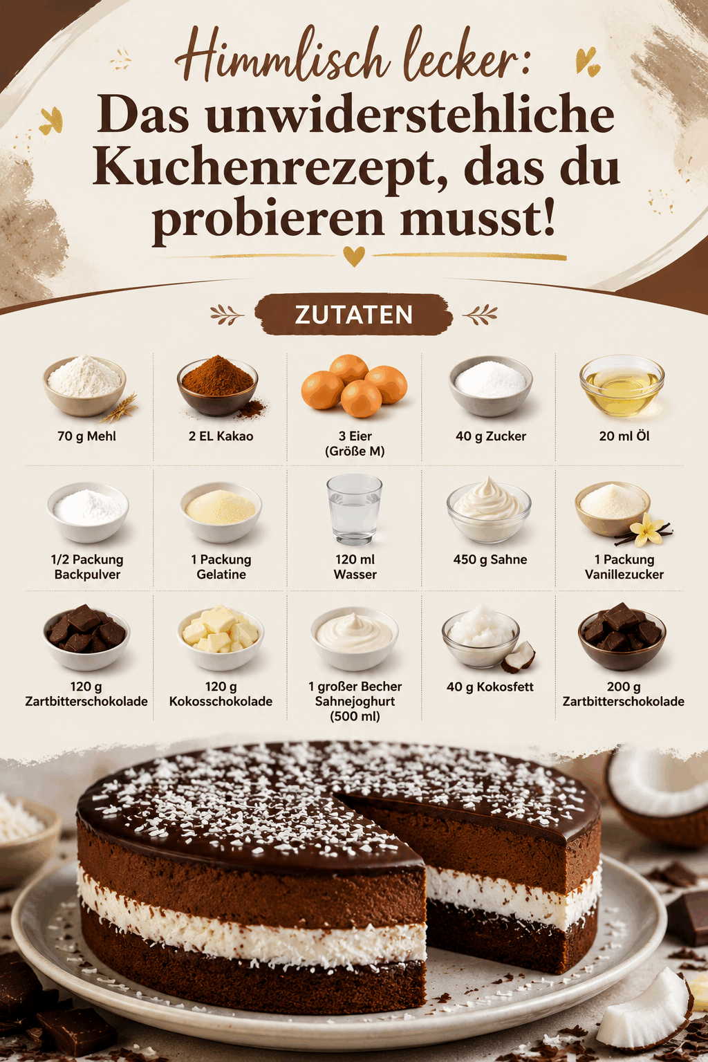Himmlisch lecker: Das unwiderstehliche Kuchenrezept, das du probieren musst!