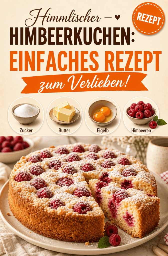 Himmlischer Himbeerkuchen: Einfaches Rezept zum Verlieben!
