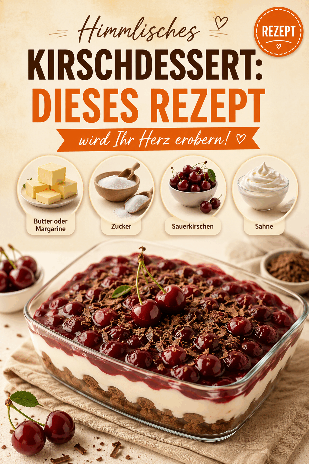 Himmlisches Kirschdessert: Dieses Rezept wird Ihr Herz erobern!