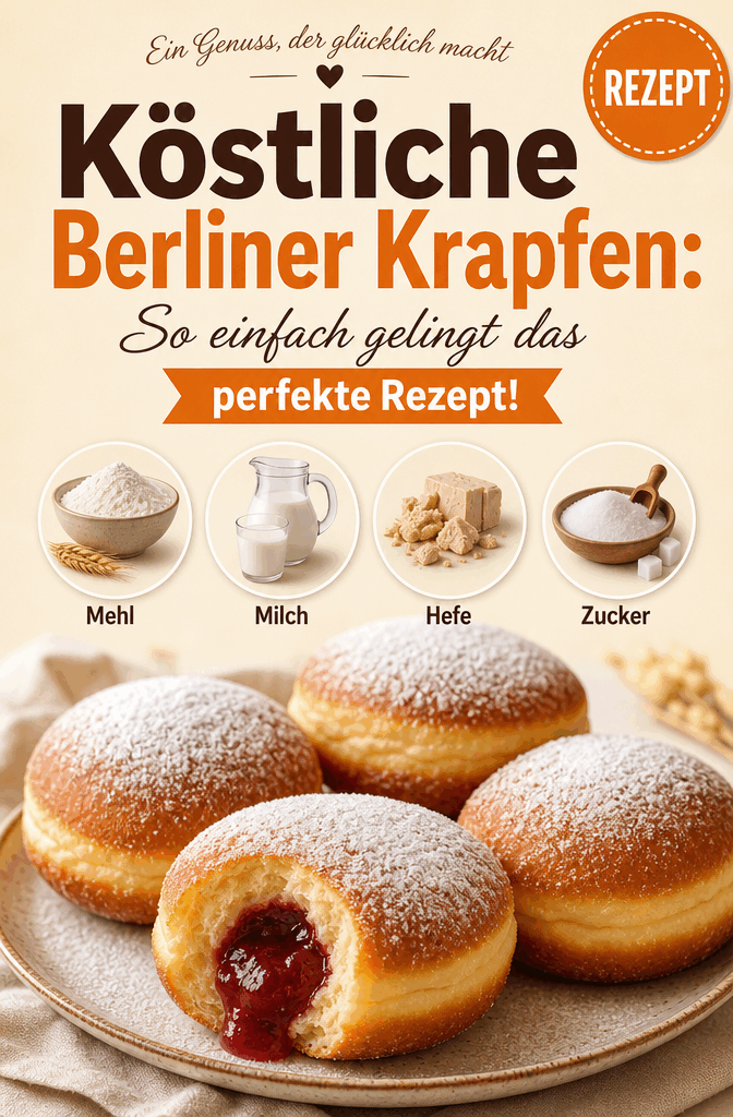 Köstliche Berliner Krapfen: So einfach gelingt das perfekte Rezept!