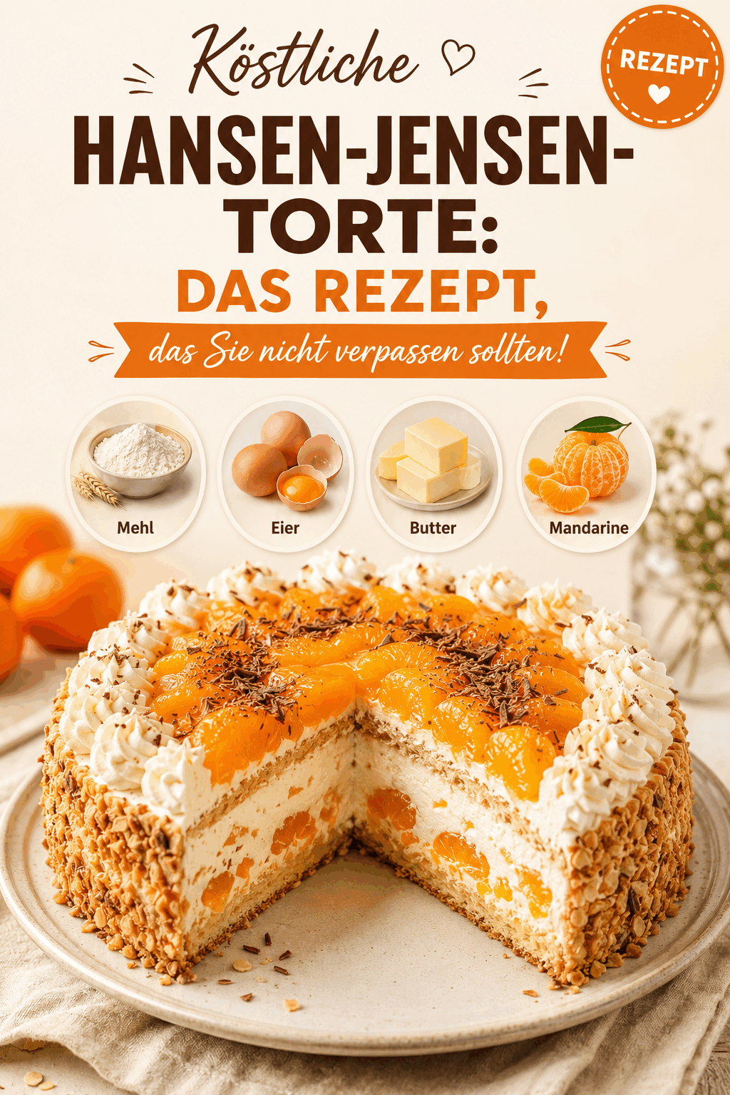 Köstliche Hansen-Jensen-Torte: Das Rezept, das Sie nicht verpassen sollten!
