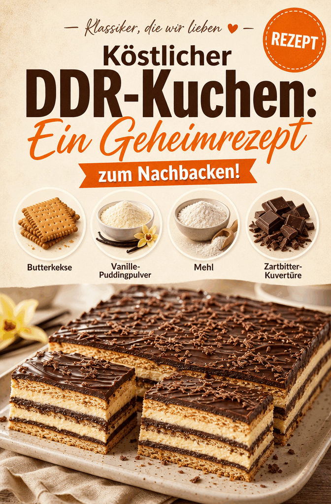 Köstlicher DDR-Kuchen: Ein Geheimrezept zum Nachbacken!