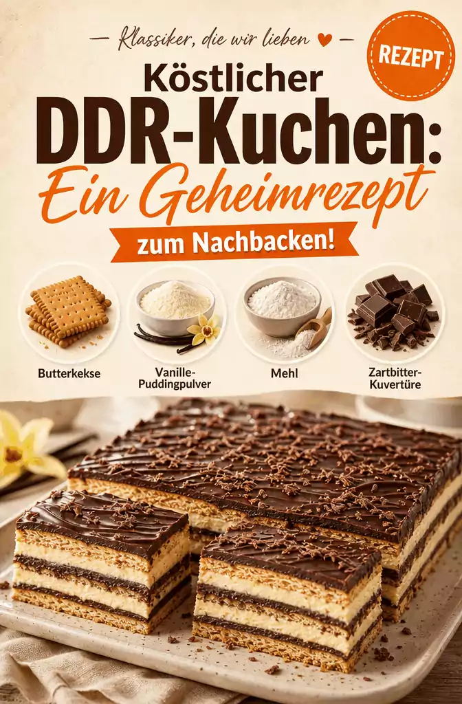 Köstlicher DDR-Kuchen: Ein Geheimrezept zum Nachbacken!