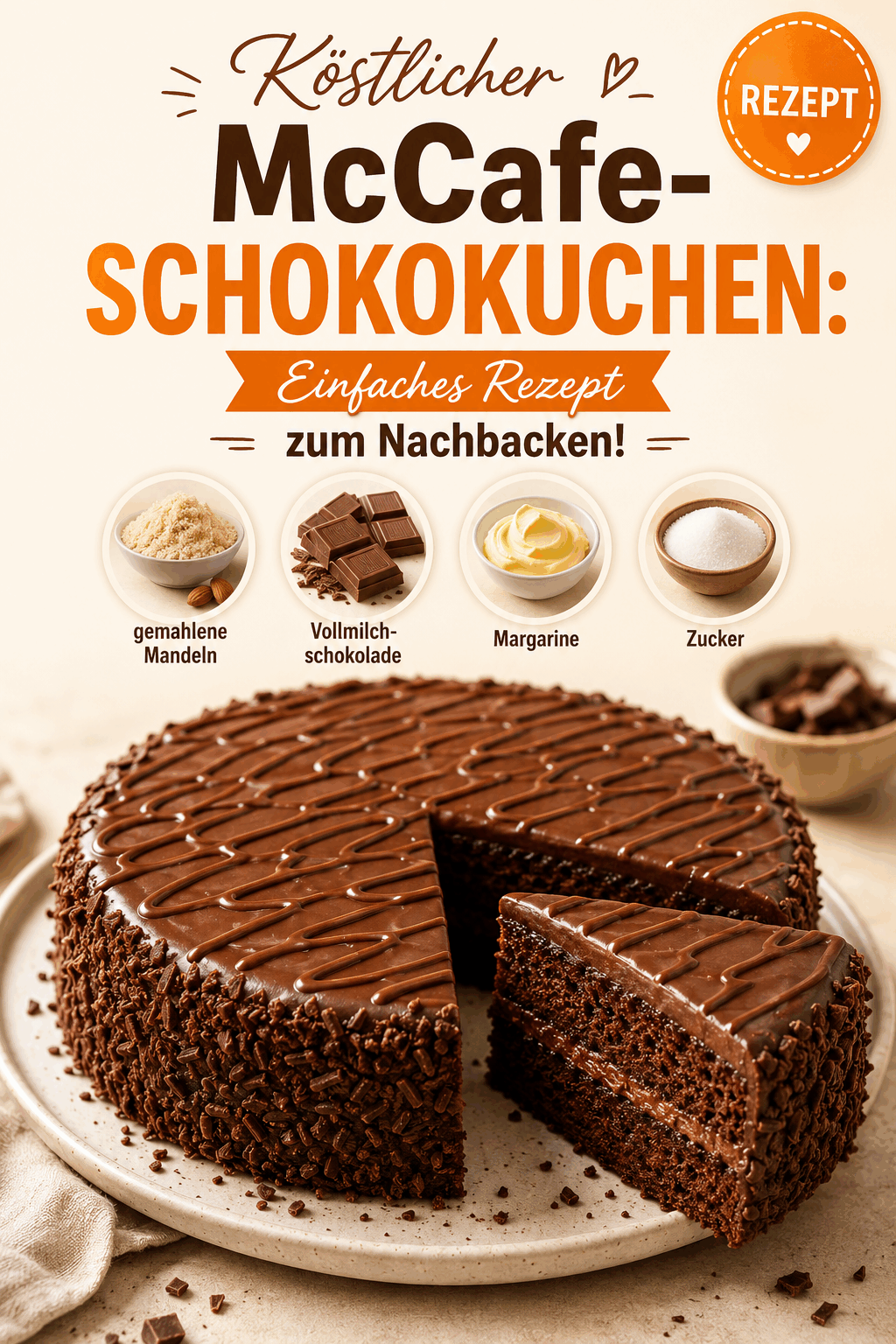 Köstlicher McCafe-Schokokuchen: Einfaches Rezept zum Nachbacken!