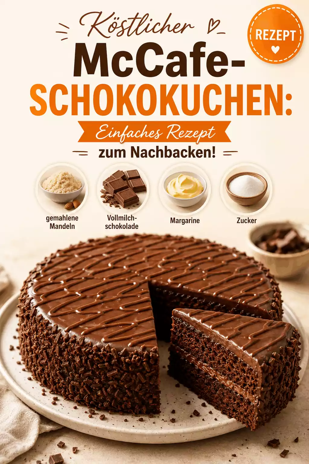 Köstlicher McCafe-Schokokuchen: Einfaches Rezept zum Nachbacken!