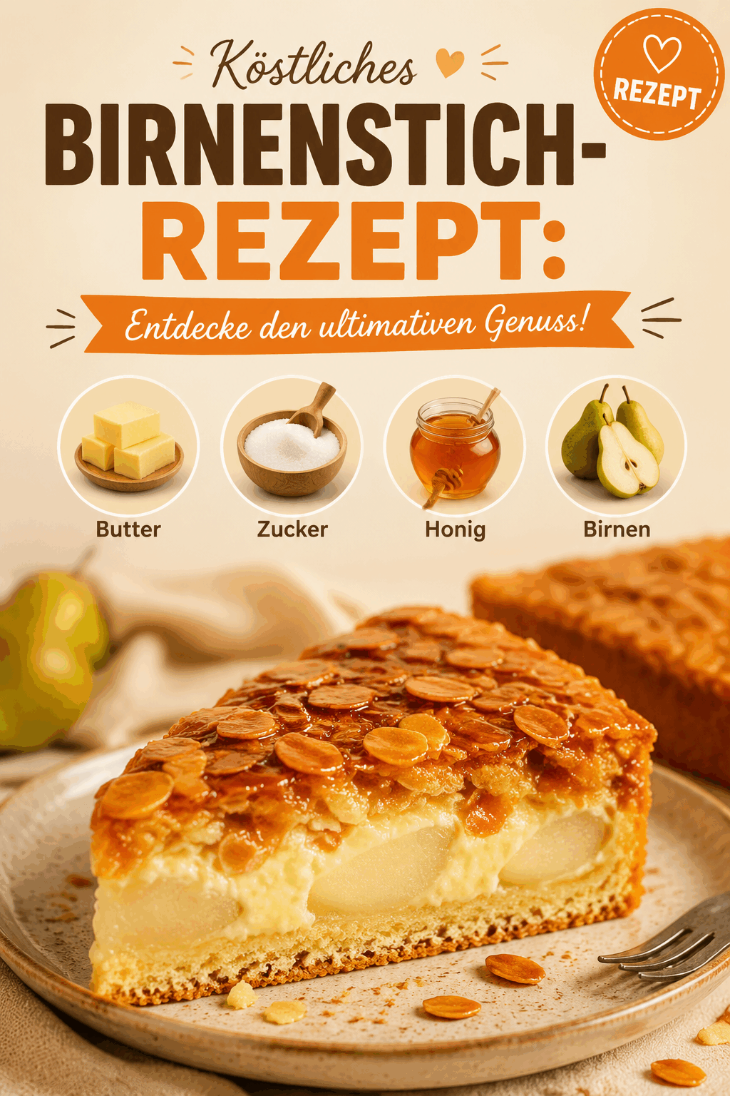 Köstliches Birnenstich-Rezept: Entdecke den ultimativen Genuss!