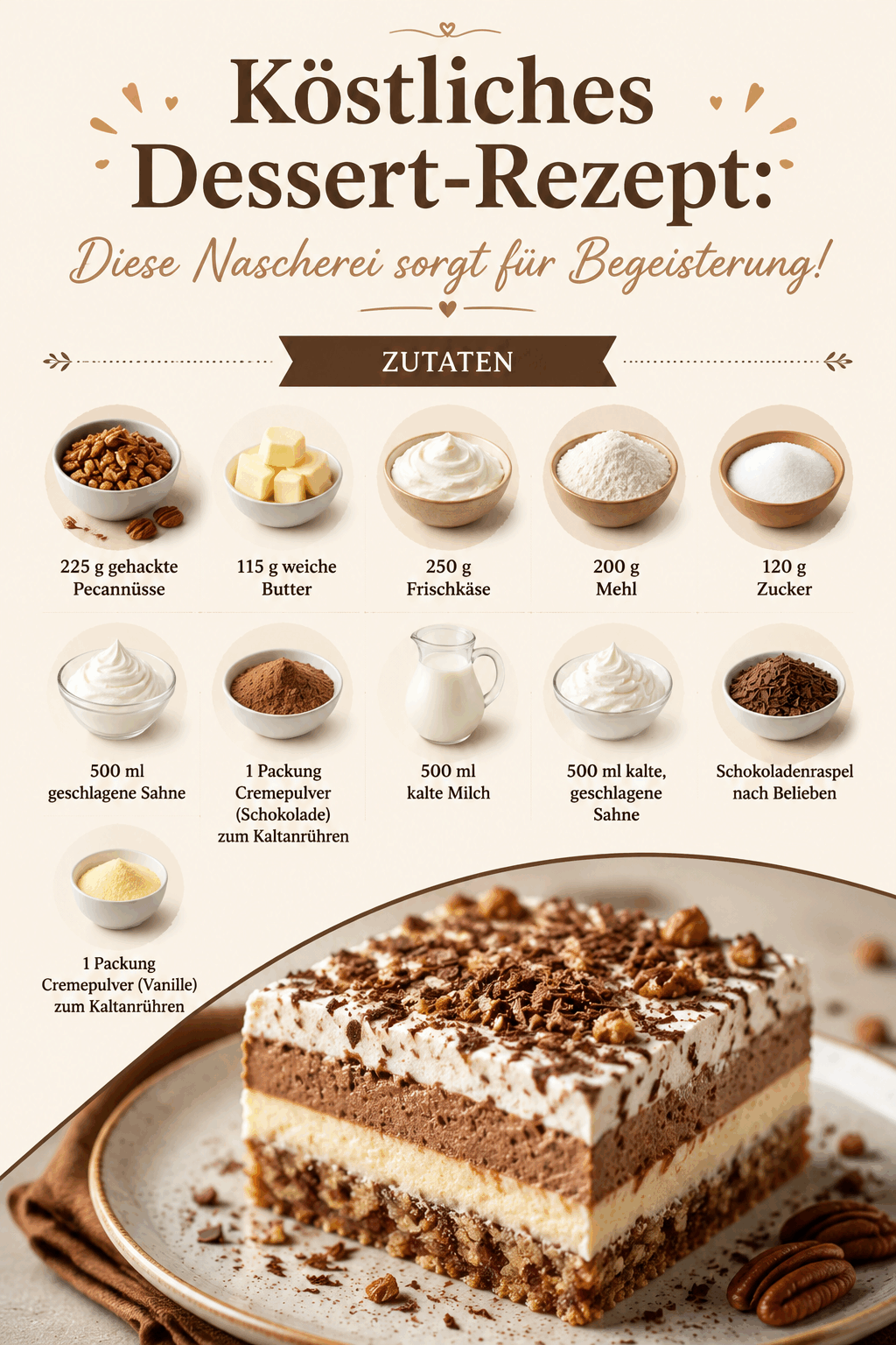 Köstliches Dessert-Rezept: Diese Nascherei sorgt für Begeisterung!