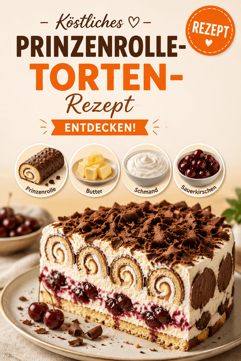 Köstliches Prinzenrolle-Torten-Rezept entdecken!
