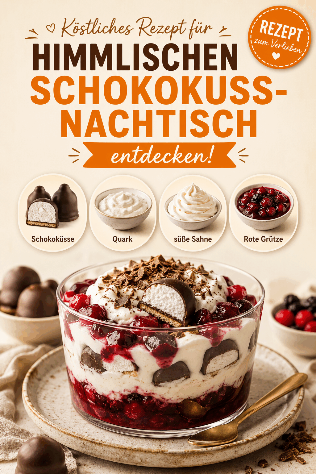 Köstliches Rezept für himmlischen Schokokuss-Nachtisch entdecken!