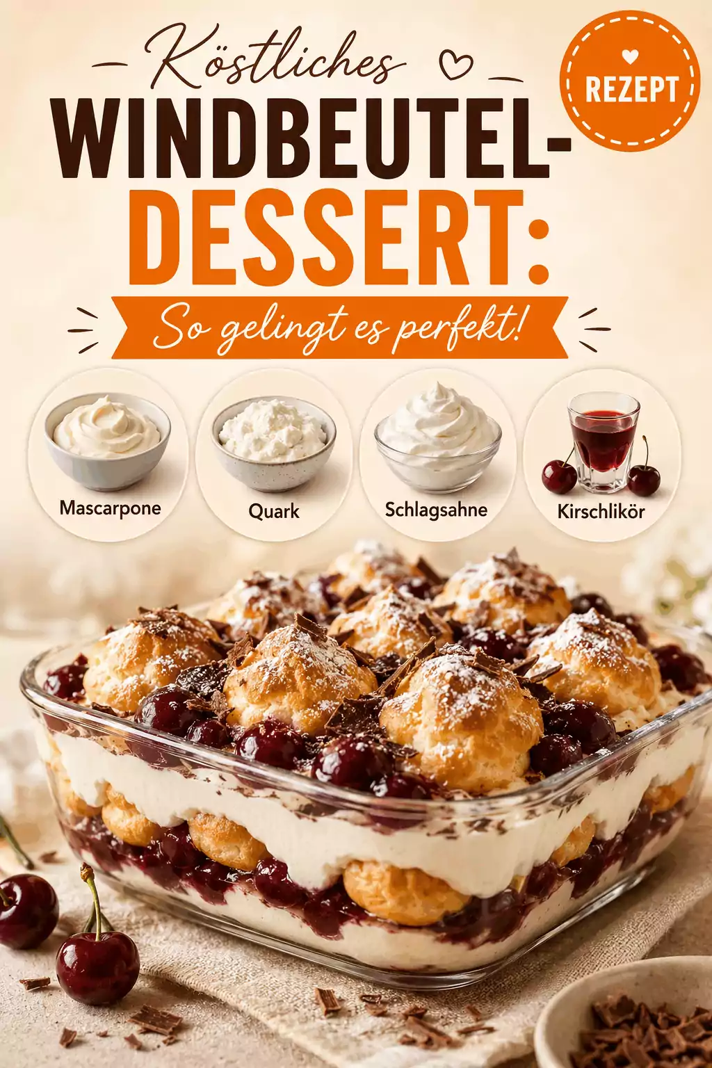 Köstliches Windbeutel-Dessert: So gelingt es perfekt!