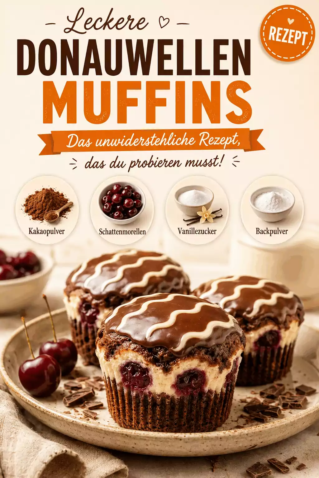 Leckere Donauwellen Muffins: Das unwiderstehliche Rezept, das du probieren musst!