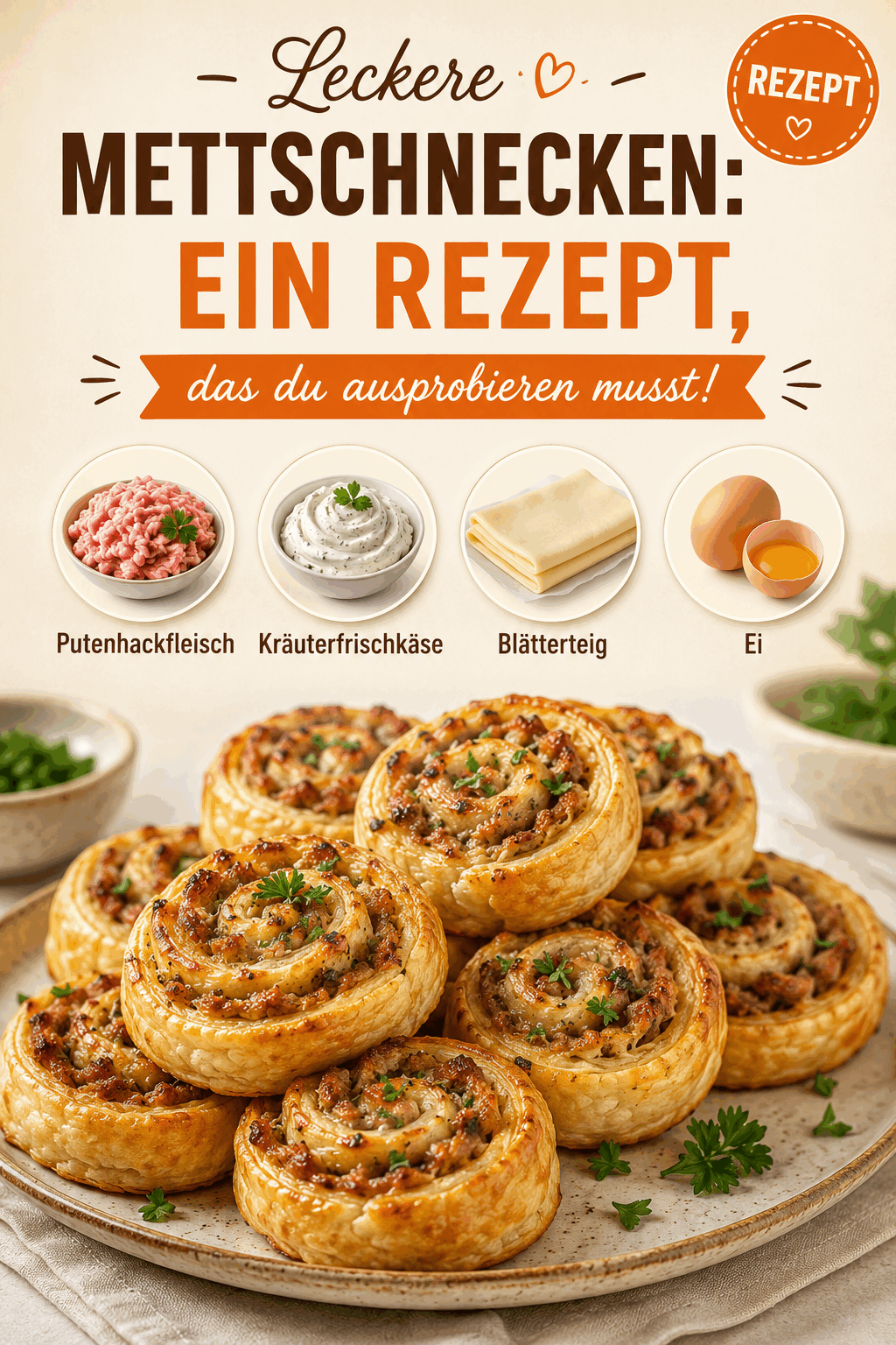 Leckere Mettschnecken: Ein Rezept, das du ausprobieren musst!