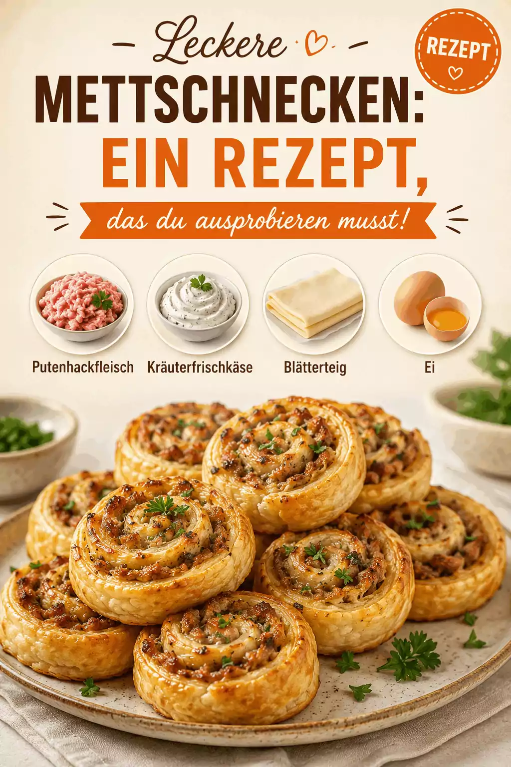 Leckere Mettschnecken: Ein Rezept, das du ausprobieren musst!