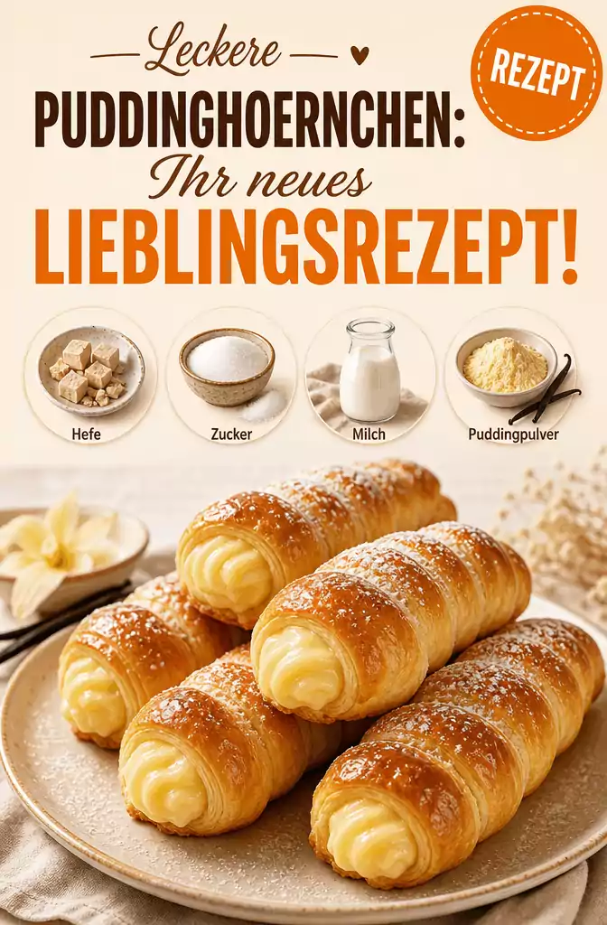 Leckere Puddinghörnchen: Ihr neues Lieblingsrezept!