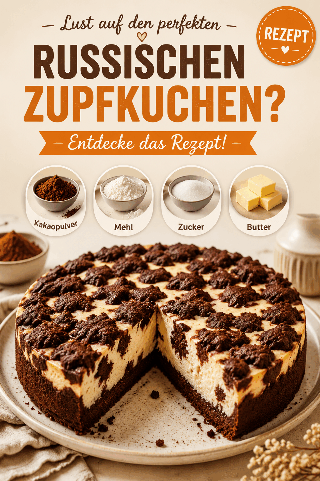Lust auf den perfekten Russischen Zupfkuchen? Entdecke das Rezept!