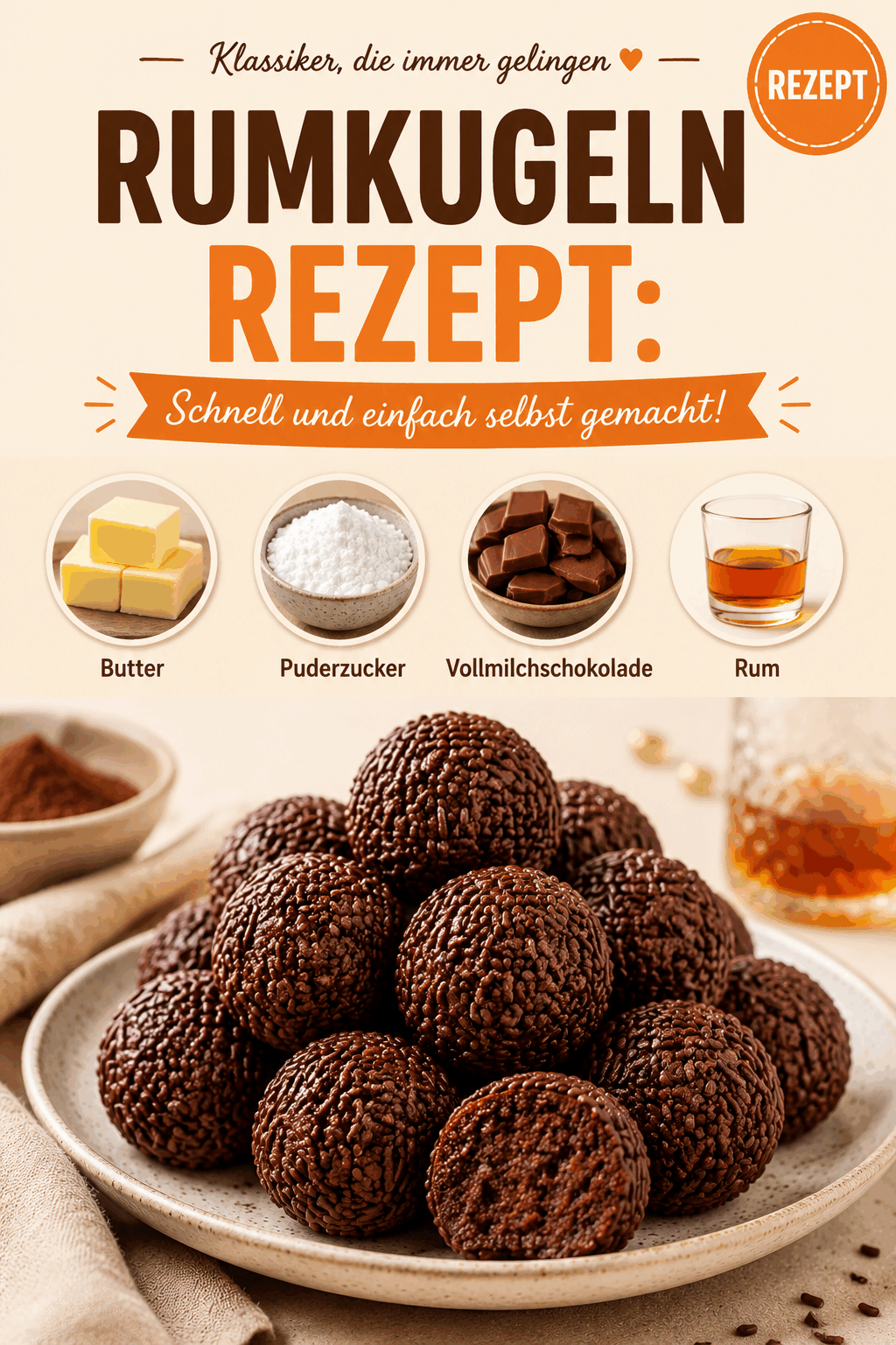 Rumkugeln Rezept: Schnell und einfach selbst gemacht!