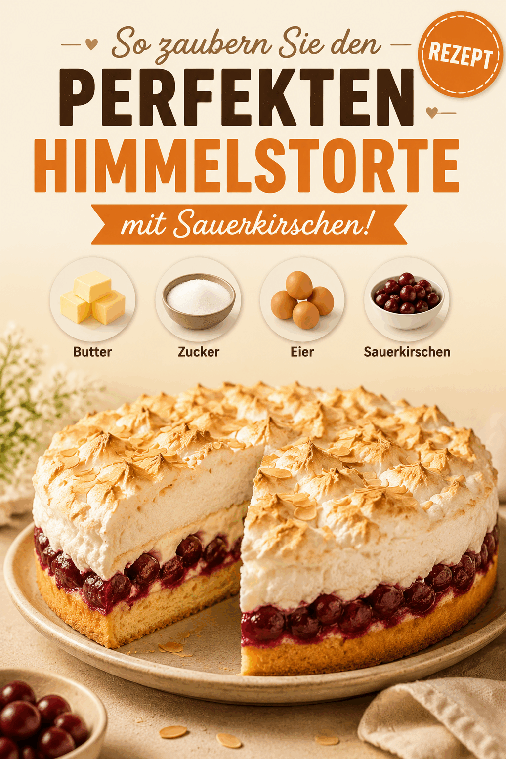 So zaubern Sie den perfekten Himmelstorte mit Sauerkirschen!